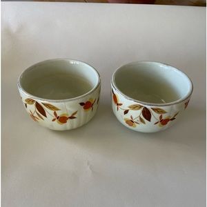 Hall’s Autumn Leaf Ramekin Bowls - Set of Two